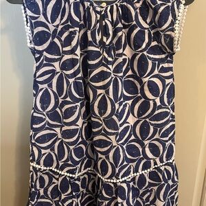 Crewcuts Navy and White Dress